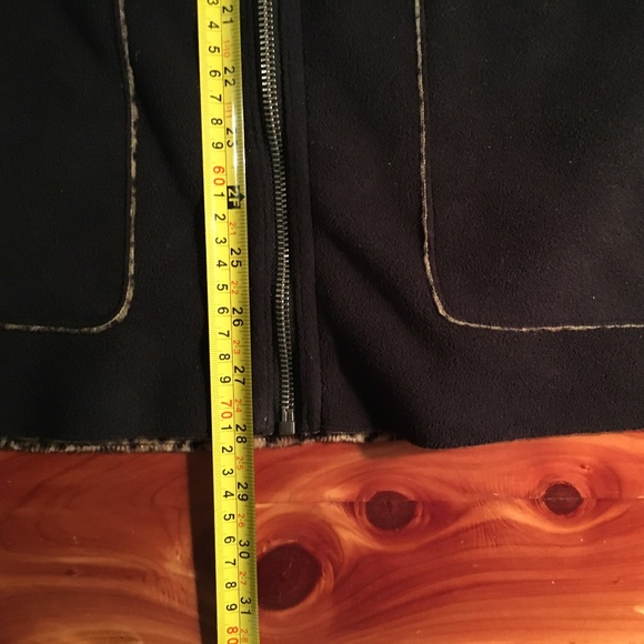 Vintage 90's Zip Up Black Leopard Trim Soft Jacket - Picture 10 of 12